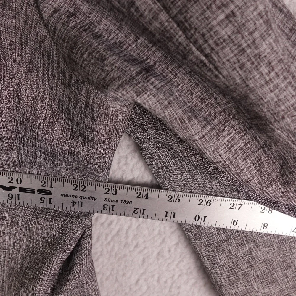 PJ Paul Jones Mens Gray Heather Paisley Lined Two Button Blazer Sport Coat XL